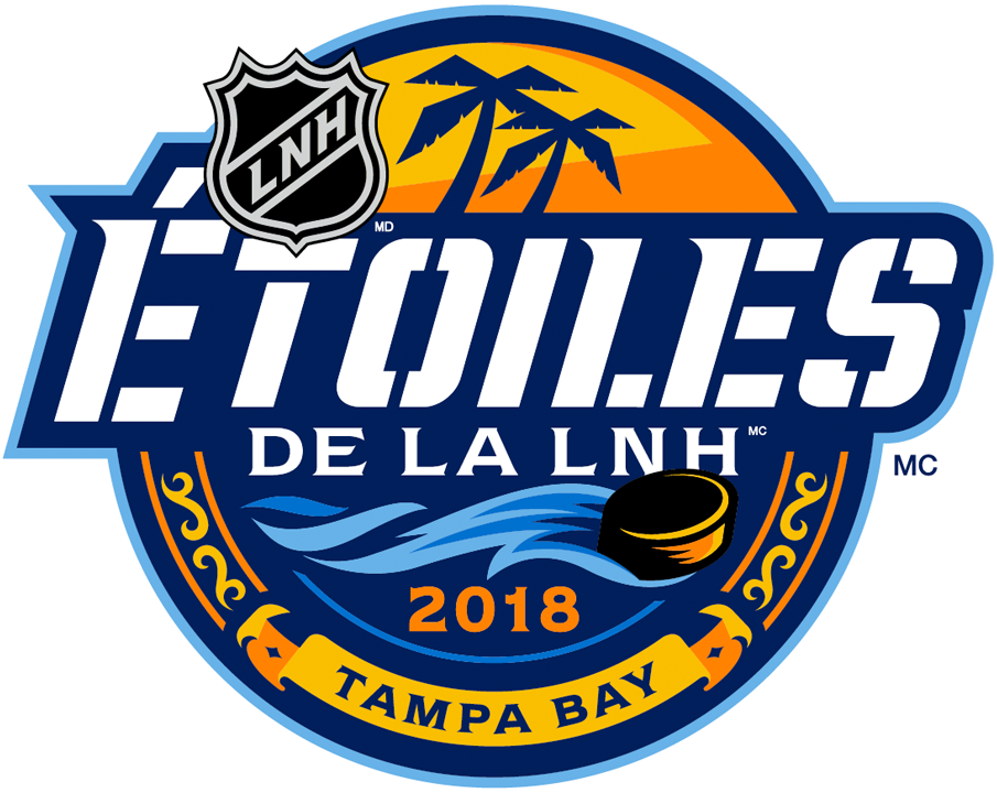NHL All-Star Game 2018 Alt. Language Logo iron on transfers for clothing